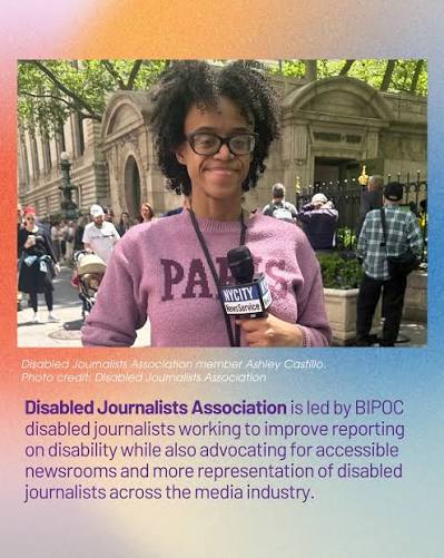Disabled Journalists Association homepage